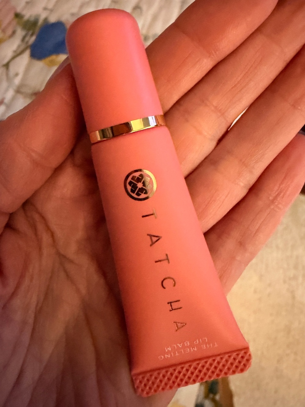 TATCHA The Melting Lip Balm Pinku Volumizing Restorative Peptide Treatment NEW